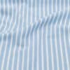 Chambray à rayures Céleste GOTS