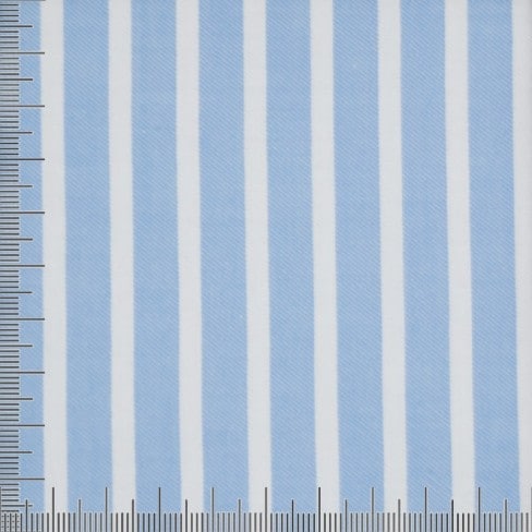 Chambray à rayures Céleste GOTS – Image 2