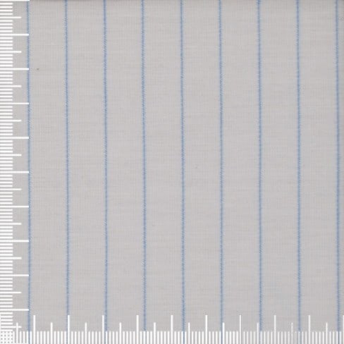 Popeline Rayures célestes GOTS – Image 2