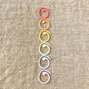 Anneaux marqueurs spirales colorés – CocoKnits
