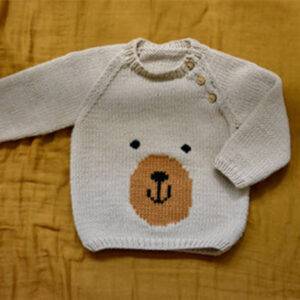 Tête d’ours – Pull enfant